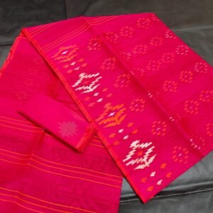 meron jamdani saree with blouse piece