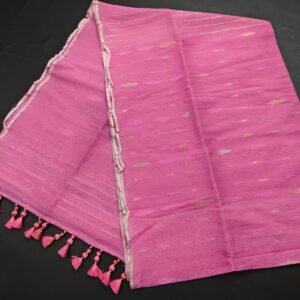 mauve-color-basic-jamdani-saree