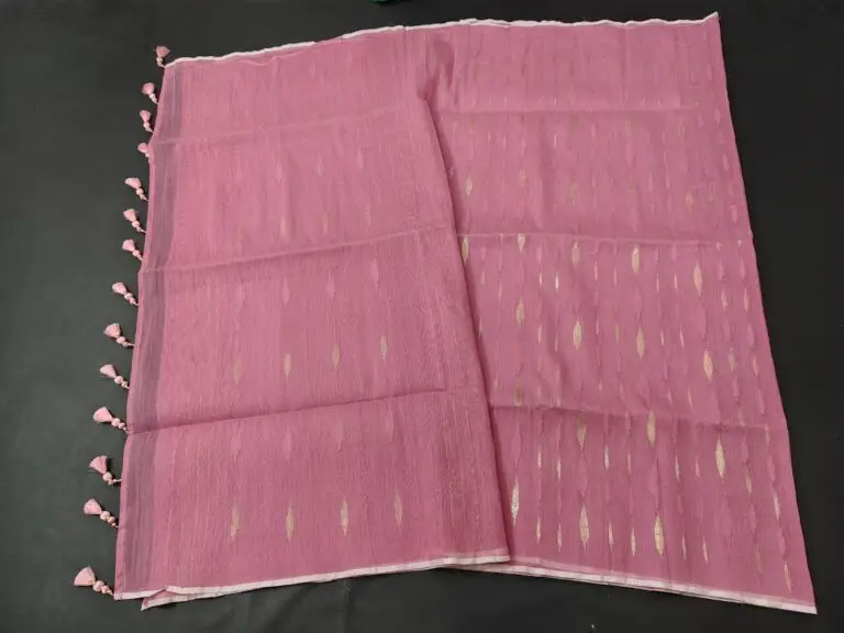 মোভ (mauve) কালার জামদানি শাড়ি