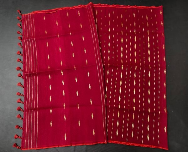 মেরুন (meron) কালার জামদানি শাড়ি (copy)